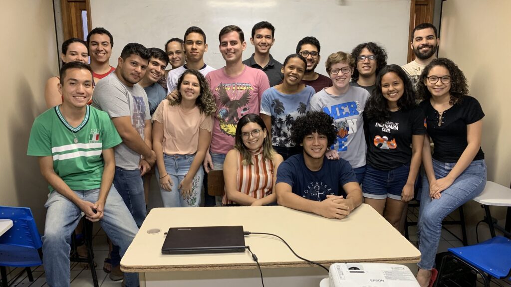 Foto da turma Concreto I - Prof. Winston Zumaeta