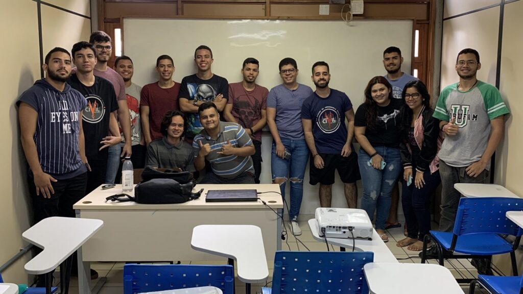 Foto da turma Isostática - Prof. Winston Zumaeta